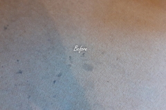 Heavy stains. Before removing
