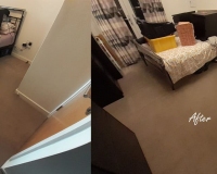 Saturday's carpet cleaning. Two bedroom apartment