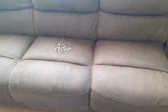Afrer cleaning seven seater sofa