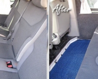 Van interiors cleaning