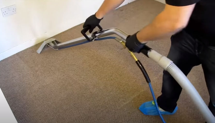 Carpet cleaning process video
