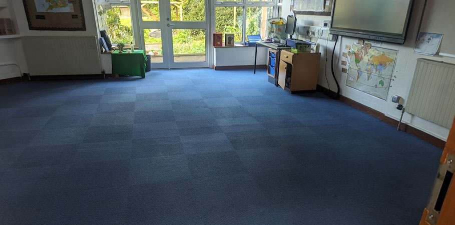 School Carpet Cleaning on Wirral