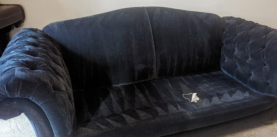 Velvet Sofa Cleaning