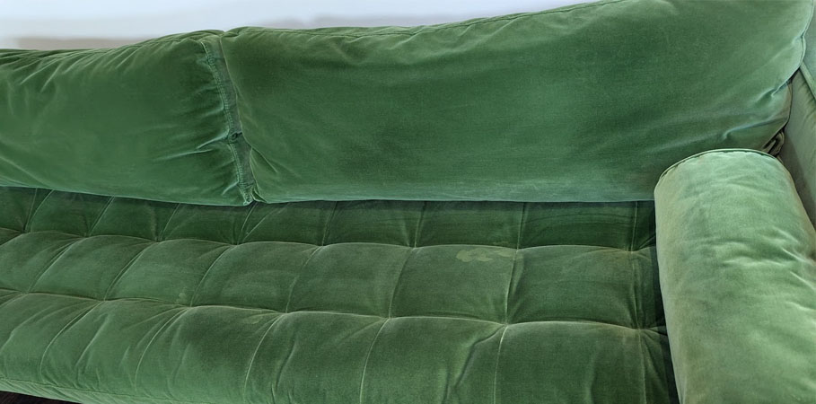 Viscose Velvet Sofa Cleaning