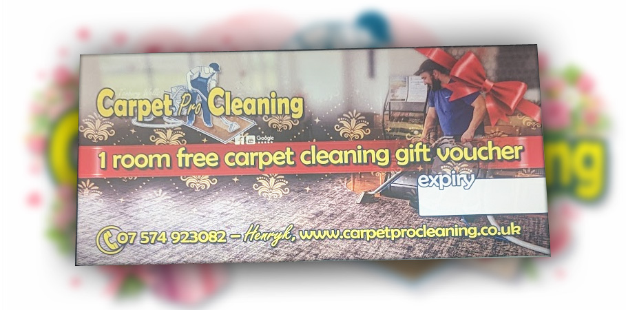Mother’s Day Carpet Cleaning Gift Voucher on the Wirral