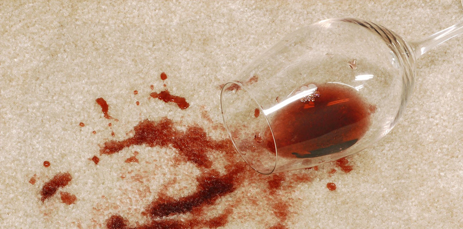 Red Wine Stain Removal from Carpet
