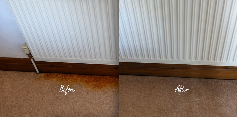 Carpet Cleaning Rust Removal on on the Wirral
