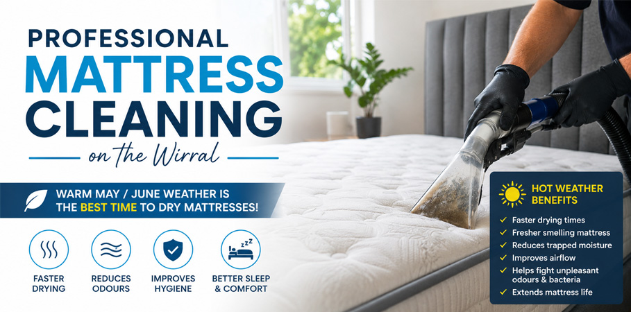 Why Warm Weather Is One of the Best Times for Professional Mattress Cleaning on the Wirral